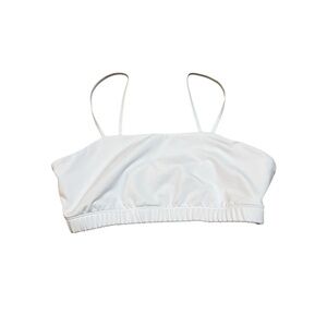 Simple white crop top